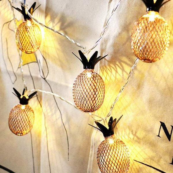 Indoor 2M 20Led Cute Pineapple Shaped Charming Fairy Outdoor String Lights