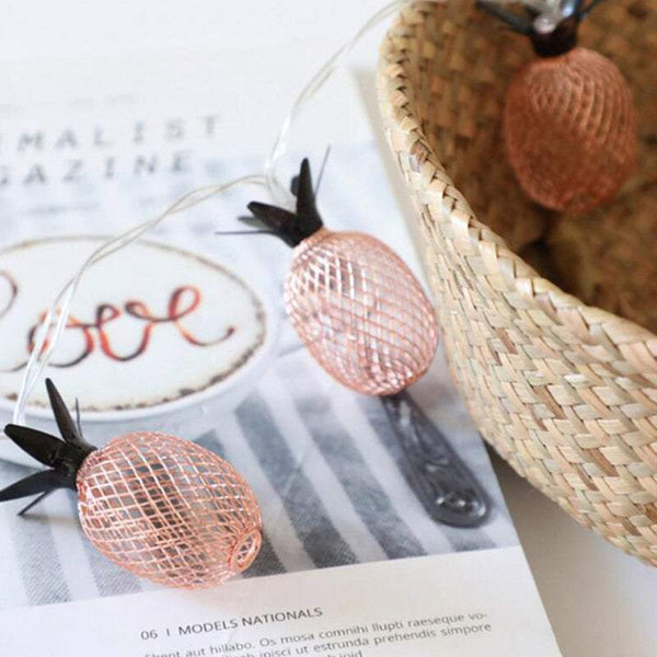 Indoor 2M 20Led Cute Pineapple Shaped Charming Fairy Outdoor String Lights