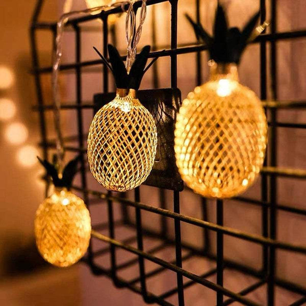 Indoor 2M 20Led Cute Pineapple Shaped Charming Fairy Outdoor String Lights