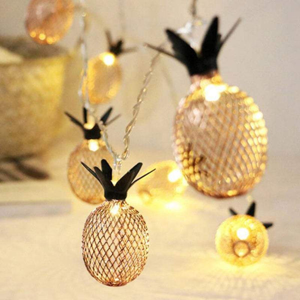 Indoor 2M 20Led Cute Pineapple Shaped Charming Fairy Outdoor String Lights