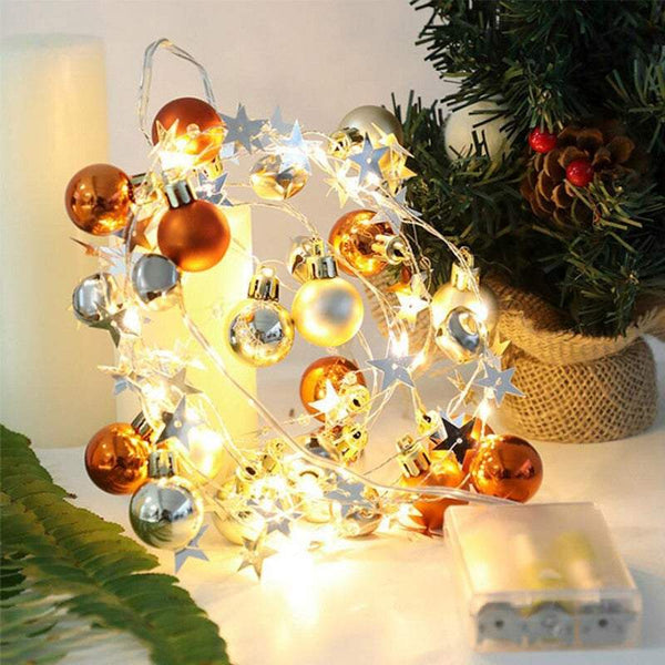 Christmas Decorations 2M 20 Led String Light Battery Powered Fairy Lights Seasonal Decorations