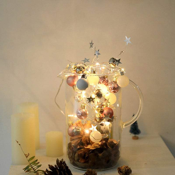 Christmas Decorations 2M 20 Led String Light Battery Powered Fairy Lights Seasonal Decorations