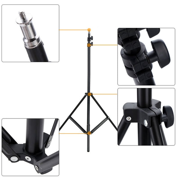 2M 6.6Ft Photo Studio Light Stand Set Other Tripods & Supports