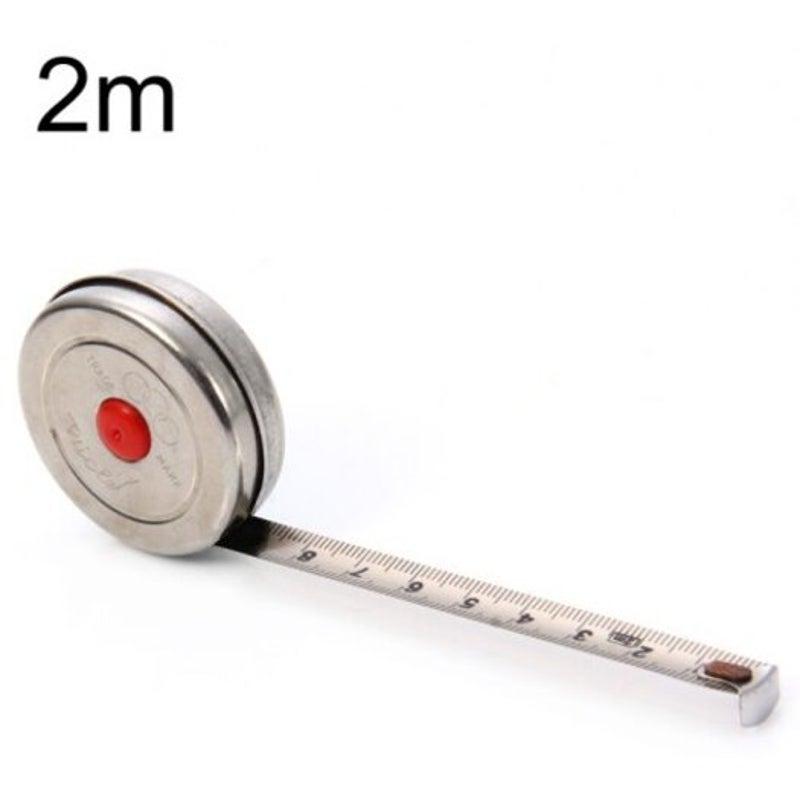 2M Retractable Tape Silver Tape Measures
