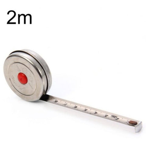 2M Retractable Tape Silver Tape Measures
