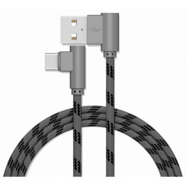 2M Type C Cable Charge For Samsung S8 Plus Xiaomi 90 Degree Oneplus 5T Huawei Black