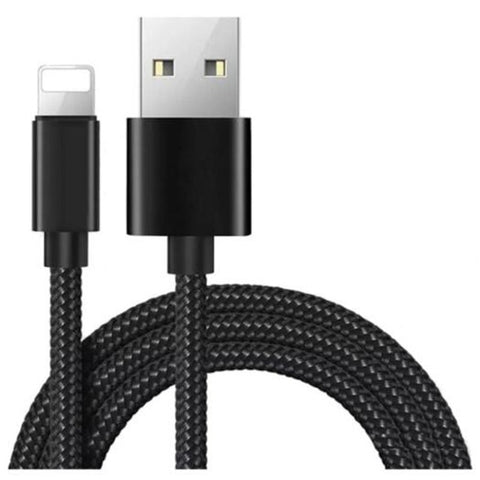 2M Usb Cable Quick Charge For Ipad Pro9.7 / Air Mini Iphone Xr Xs 8 Black