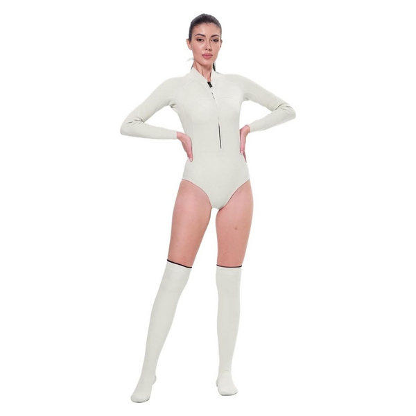 2Mm Jellyfish Suit Diving Wet Clothes Snorkeling Swimsuit Super Elastic Skin Friendly Piece Jumpsuit Plus Stockings Wet Suits