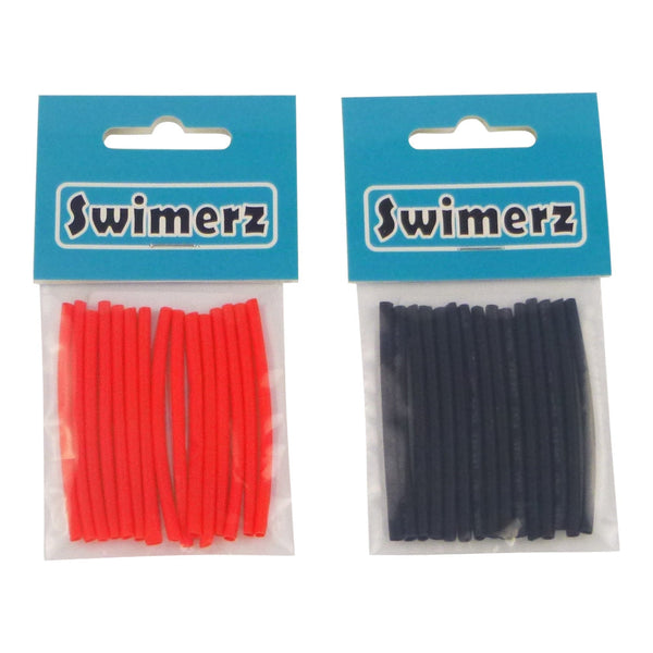 Swimerz Assist Hook Sleeves 2Mm Shrink Tube Black & Red 50Mml. Qty 30 Hooks