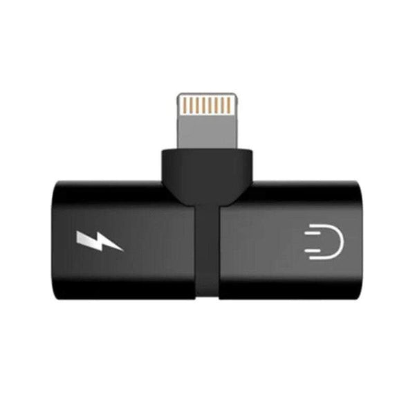 Mobile Phone 2Pack In 1 Dual 8 Pin Adapter Headphone Jack Converter For Iphone Cables & Adapters