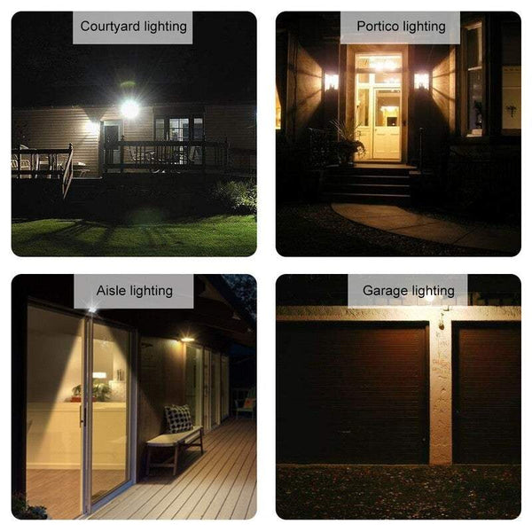 Solar Induction Motion Sensor Wall Lights Ip64 Waterproof Led Outdoor Garden Street Landscape & Walkway Lights