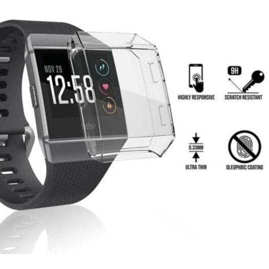 Smart Watches 2Pack Case For Fitbit Ionic Superguardz Heavy Duty Slim Shockproof Protective Cover Smart Watch Cases