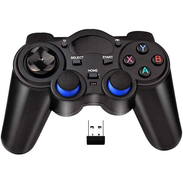 Game Controllers 2Pack Usb Wireless Handle 2.4G Is Compatible With Sony Playstation Ps2 Pc / Laptop Windows Xp 7 8 10 And Ps3 Android Steam