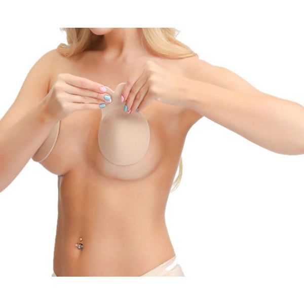 Bra Accessories 2Pairs Invisible Breast Lift Underwear Silicone Fit Adhesive Bra Reusable