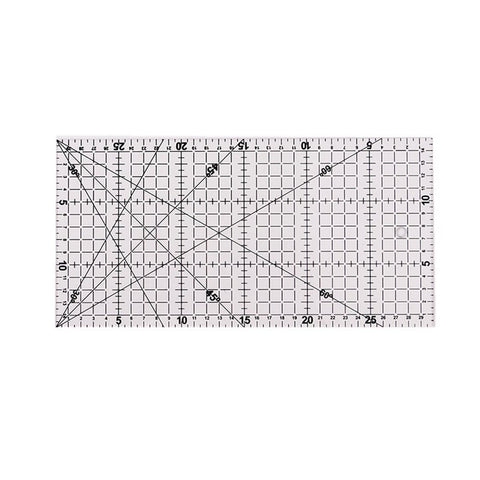 2Pc 15X30cm Multifunction Transparent Sewing Patchwork Ruler Diy Quilting Drawing Stationery Office Supplie