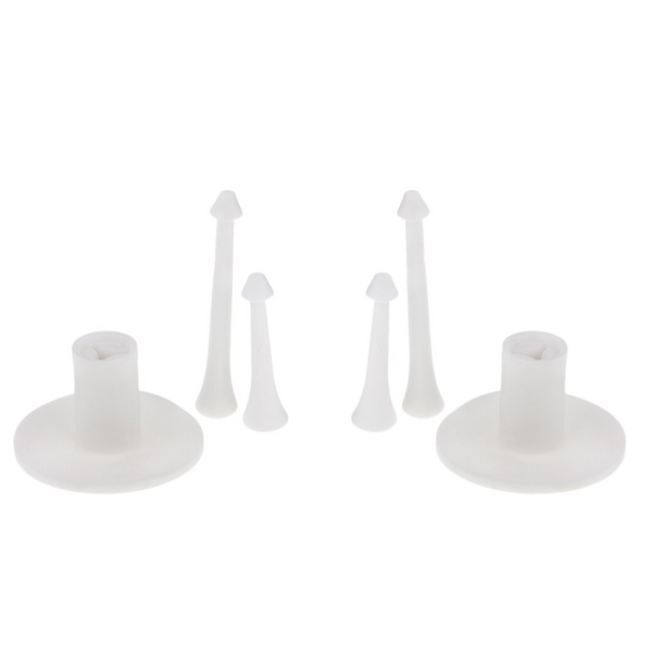 2Pcs Golf Tee Rubber Holder Tees 3 Inch 1 / 4 Long Practice Swing Trainer Training Golf Balls