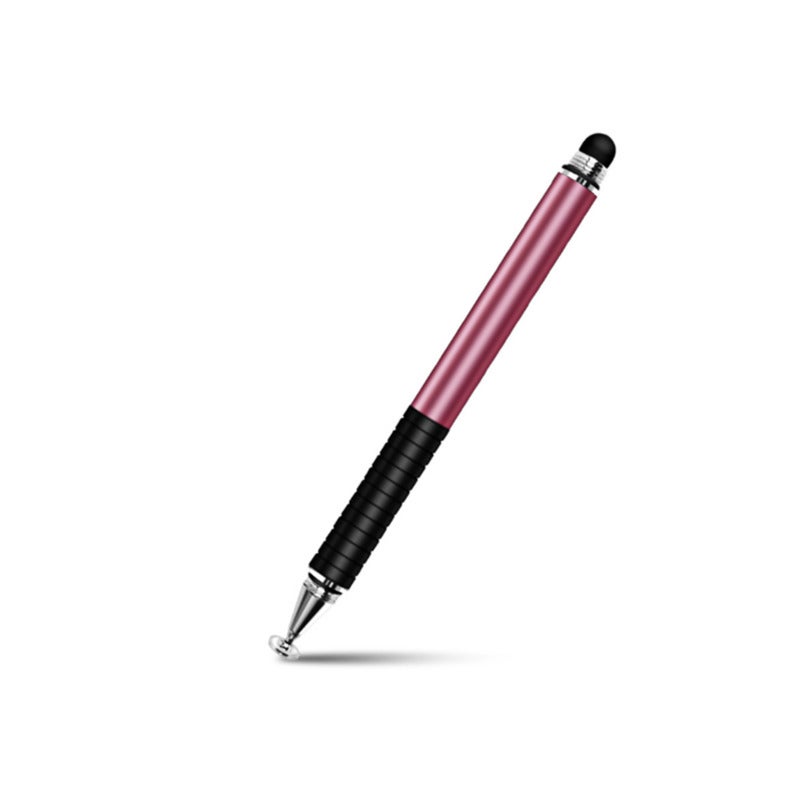 Styluses 2 In 1 Capacitive Screen Dual Touch Phone Tablet Stylus Drawing Pen Pink