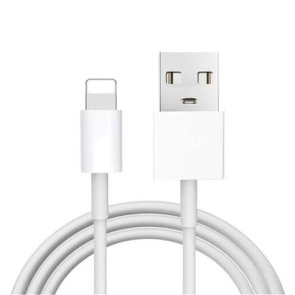 2Pcs 2M 8Pin Usb Cable Quick Charger For Iphone Xs Max / Xr Plus 7 6 White Cables & Adapters