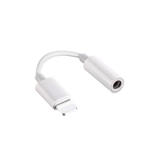 2Pcs 3.5Mm Jack Aux Earphone Audio Adapter Cable For Iphone 7 / Plus 6S White