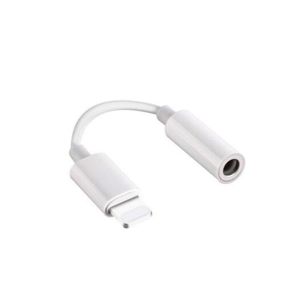 2Pcs 3.5Mm Jack Aux Earphone Audio Adapter Cable For Iphone 7 / Plus 6S White Cables & Adapters