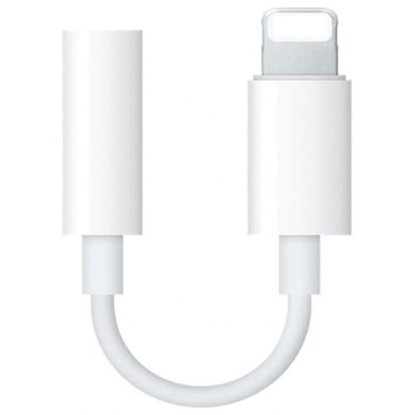 2Pcs 3.5Mm Jack Aux Headphone Audio Adapter Cable For Iphone 7 Plus / 6 White Cables & Adapters