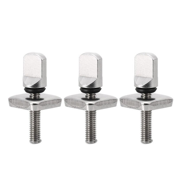 2Pcs 3Pcs Tool Free Stainless Steel Longboard Plate No Surfboard Fin Screws