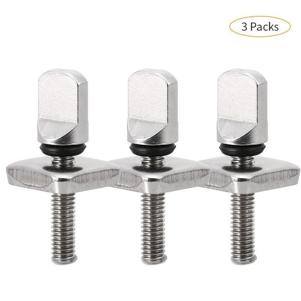 2Pcs 3Pcs Tool Free Stainless Steel Longboard Plate No Surfboard Fin Screws