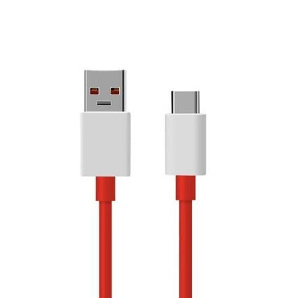 2Pcs 4A Fast Charging Data Usb Type Cable For Oneplus 6T / 5T 3T Red