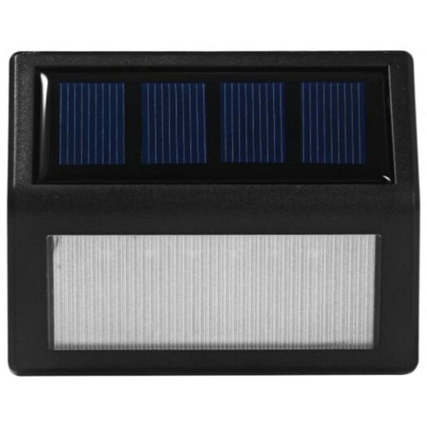 6 Leds Light Control Solar Garden Lamp Black Landscape & Walkway Lights