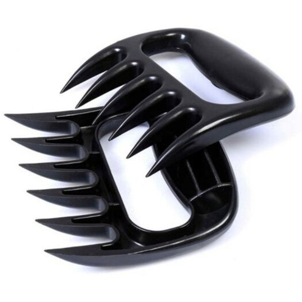 2Pcs Bbq Meat Claws Shredding Forks Black Cooking Utensils