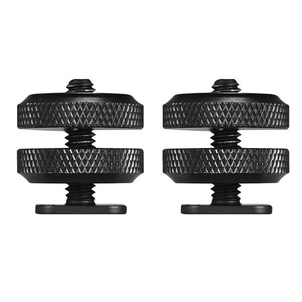 1/4" Tripod Mount Screw Hot Shoe Adapter Stand To Camera Tripod Heads