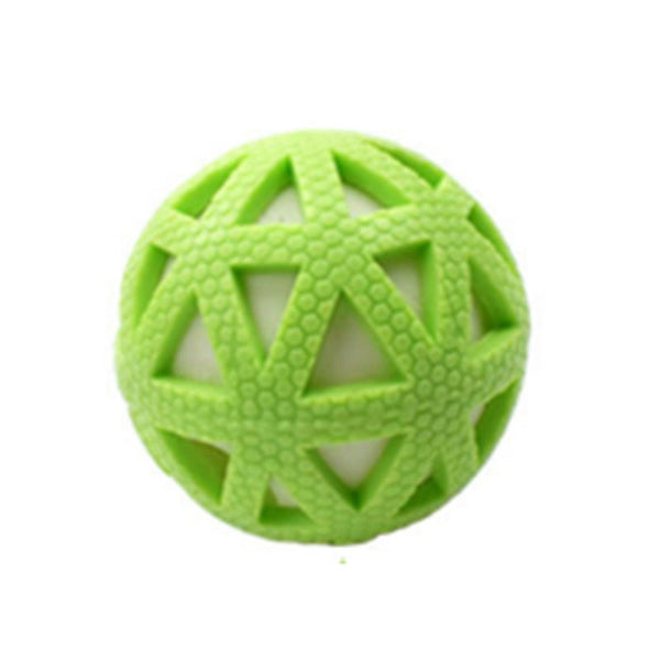 Silicone Pet Dog Puppy Squeaky Chew Toy Bite Resistant Interactive Rubber Sound Ball Dog Toys