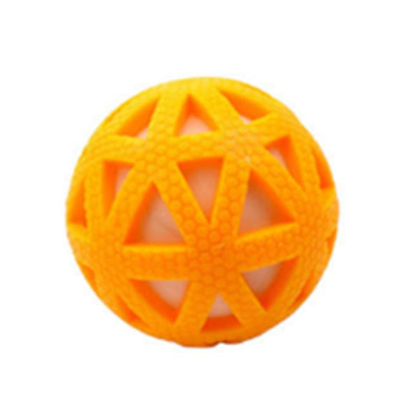 Dog Toys Silicone Pet Dog Puppy Squeaky Chew Toy Bite Resistant Interactive Rubber Sound Ball