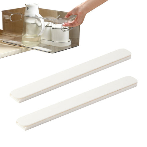 Drawer Organisers 2 Pieces Diy Pull Out Rail Basket Telescopic Track Drawer Organizers Slides For