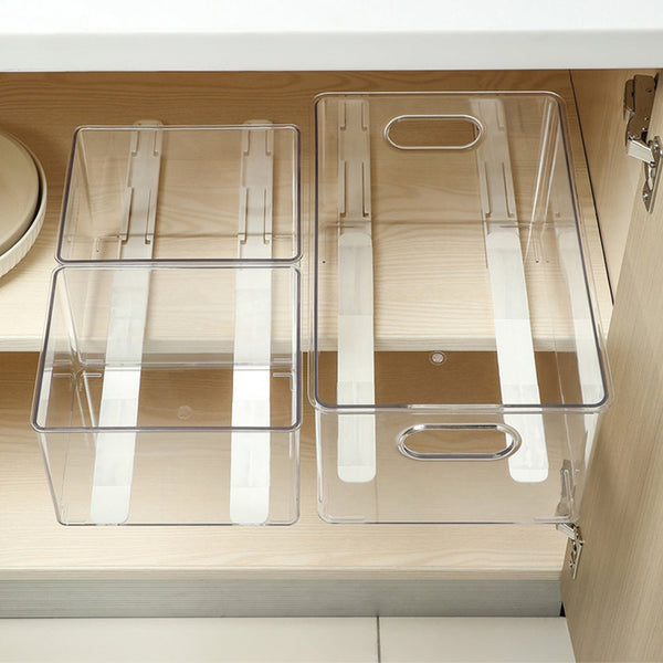 Drawer Organisers 2 Pieces Diy Pull Out Rail Basket Telescopic Track Drawer Organizers Slides For