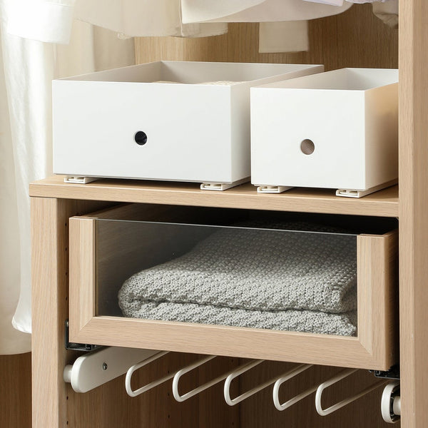 Drawer Organisers 2 Pieces Diy Pull Out Rail Basket Telescopic Track Drawer Organizers Slides For