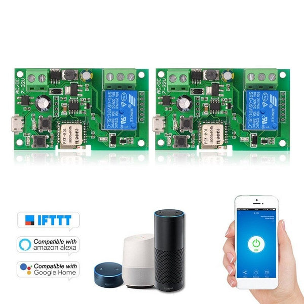 2Pcs Dc5v 12V 24V 32V Wifi Switch Wireless Relay Module Relay Accessories