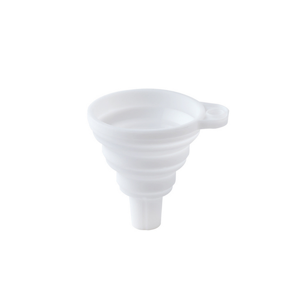 2Pcs Flexible Folding Silicone Funnel Kitchen Portable Large Caliber Funnels