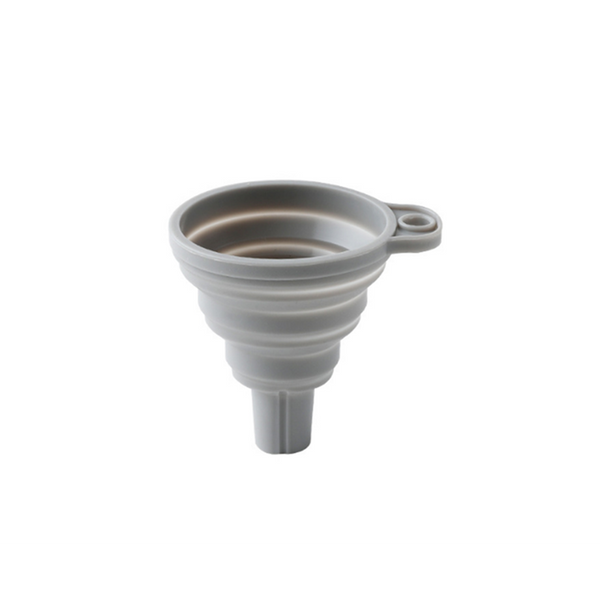 2Pcs Flexible Folding Silicone Funnel Kitchen Portable Large Caliber Funnels