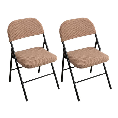 2Pcs Folding Chair Two Pieces Split Cover Anti-Dust Chari