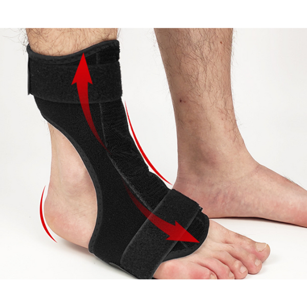 2Pcs Foot Drop Orthosis Ankle Joint Fixed Support Adult Daily Care Correction Orthotics Braces & Sleeves