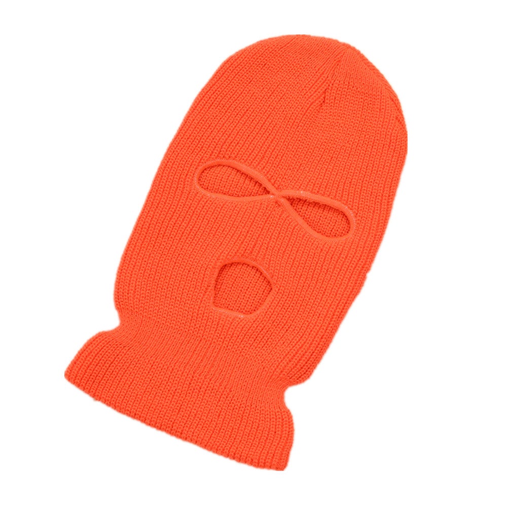Full Face Cover Mask 3 Hole Balaclava Knitted Beanie Hat Scarf Warm Masks Hats & Headwear