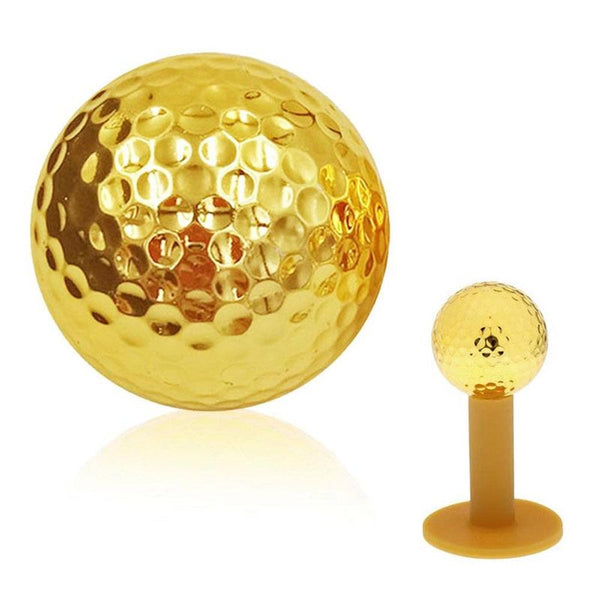 Gold For Golfer Indoor Outdoor Swing Practice Putter Training Golf Balls