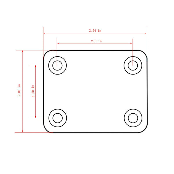 Guitar Neck Plate St Electric Joint Back Mounting With Screws Guitar Parts