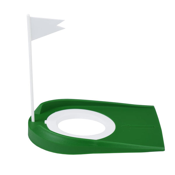 2Pcs Indoor Golf Putting Trainer With Hole Flag Putter Green Practice Aid Yard Outdoor Training Other Golf Accessories