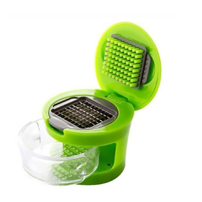 2Pcs Kitchen Pressing Vegetable Onion Garlic Food Slicer Chopper Cutter Mincer Choppers