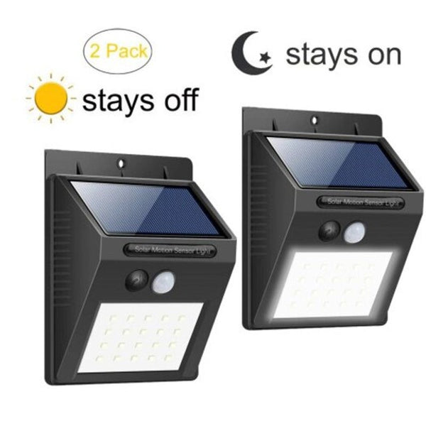 Solar Led Light Outdoor Lamp Pir Motion Sensor 20Leds Wall Lights Waterproof Landscape & Walkway Lights