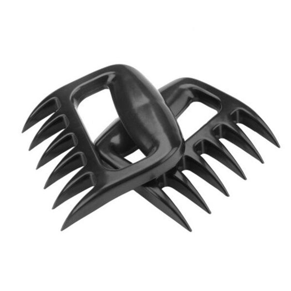 Bbq Accessories Meat Shredder Cooking Fork Bear Claws Black Barbecue Tools