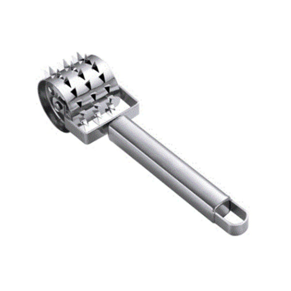 2Pcs Meat Tenderizer Kitchen Accessories Steak Pork Chicken Stainless Steel Rolling Cooking Tools Meat Tenderizers