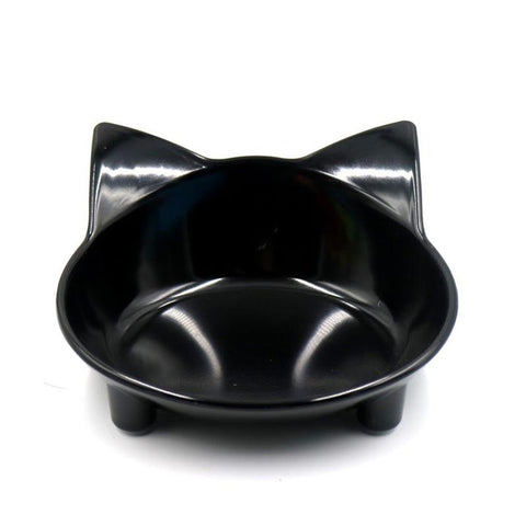 2Pcs Melamine Pet Bowl Non Slip Cute Cat Dogs Drinking Water Food Bowls Supplies Dishes Feeders & Fountains